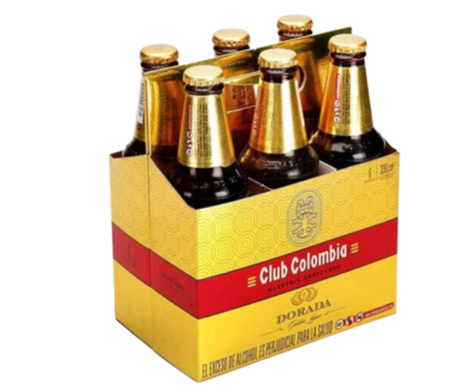 Club Colombia Dorada 11.2oz 6-Pack Bottle