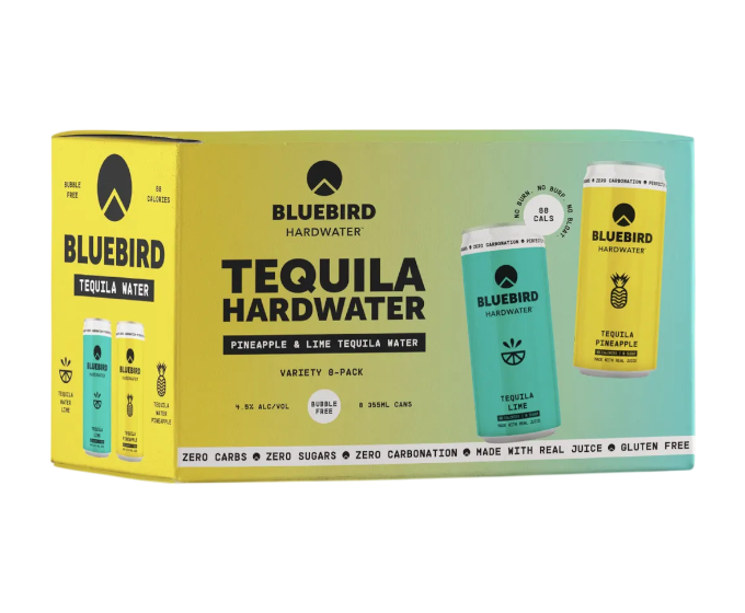 Bluebird Hardwater Tequila Variety 355ml 8-Pack Can