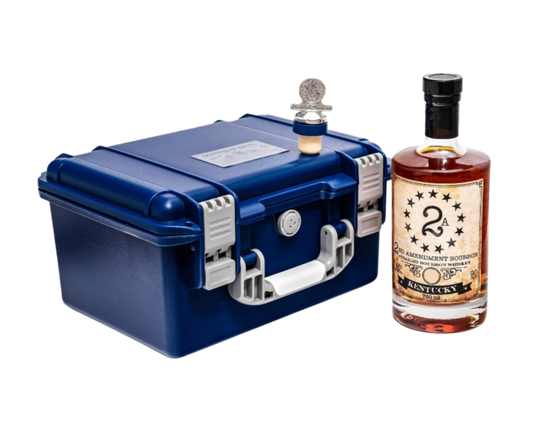 2A 2nd Amendment Straight Bourbon W/ S&W Gun Case 750ml