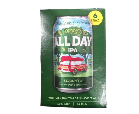 Founders All Day IPA 12oz 6-Pack Can