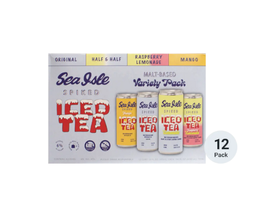 Sea Isle Spiked Iced Tea Variety Pack 12oz 8-Pack Can