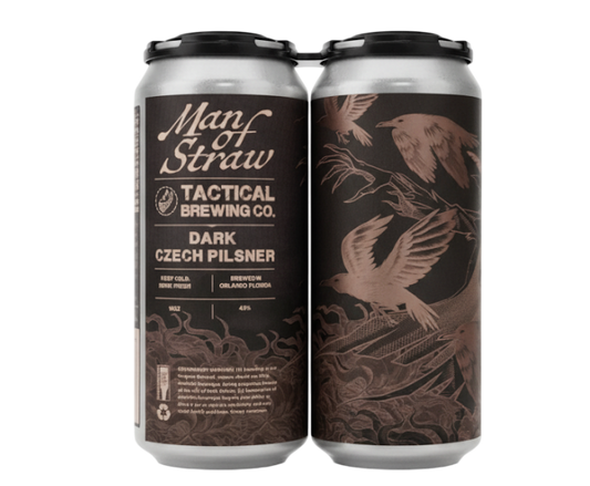 Tactical Man Of Straw 16oz 4-Pack Can (No Barcode)