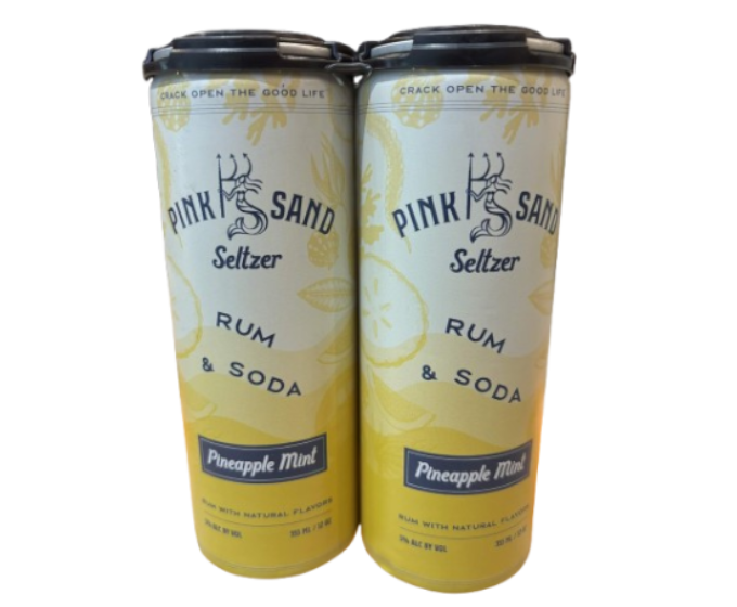 Pink Sand Rum And Soda Pineapple Mint 12oz 4-Pack Can
