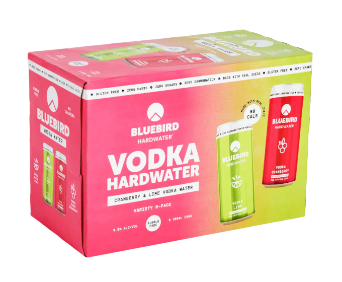 Bluebird Hardwater Tequila Variety 355ml 8-Pack Can