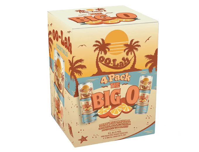 Oo Lah The Big O 12oz 4-Pack Can