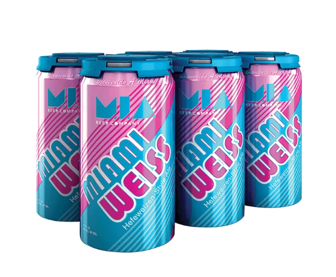 MIA Miami Weiss Hefeweizen 12oz 6-Pack Can