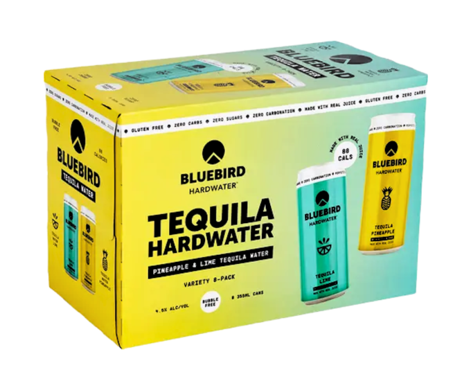 Bluebird Hardwater Tequila Variety 355ml 8-Pack Can