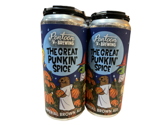 Pontoon The Great Punkin Spice 16oz 4 Pack Can