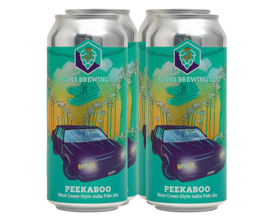 Three Sons Peekaboo 16oz 4-Pack Can