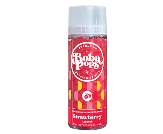 Pearls Of Boba Pops Strawberry 375ml