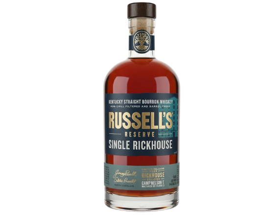 Russells Reserve Single Rickhouse limited Release 2025 Camp Nelson E Matured on Floor 5 750ml (Scan Correct Item)