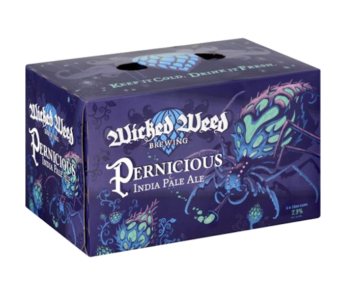 Wicked Weed Pernicious IPA 12oz 6-Pack Can