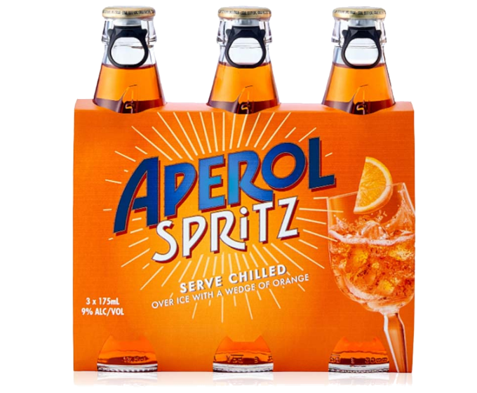 Aperol Spritz 3-Pack 200ml Bottle