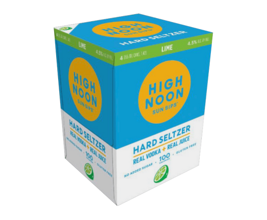 High Noon Vodka & Soda Lemon 12oz 4-Pack Can (DNO P2)