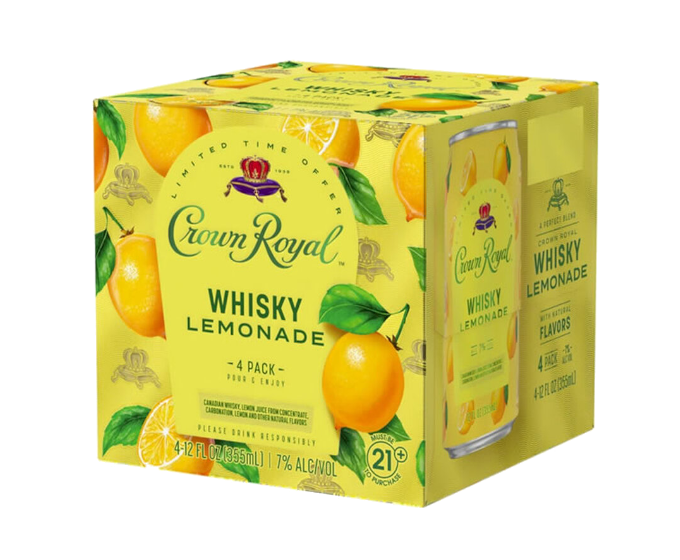 Crown Royal Lemonade 12oz 4-Pack Can (DNO)