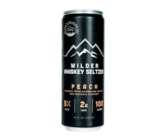 Wilder Peach Seltzer 12oz  4-Pack Can