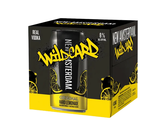 New Amsterdam Wild Card Original Hard Lemonade 355ml 4-Pack Can