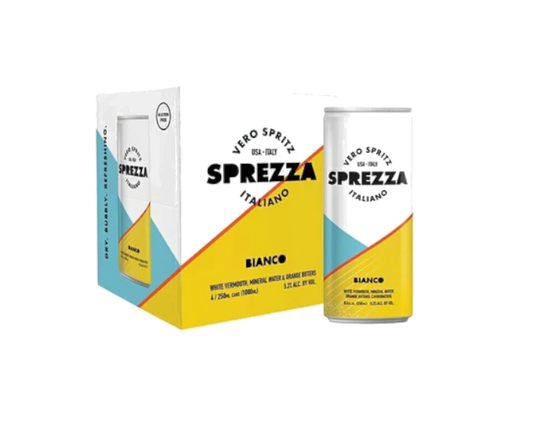 Sprezza Vero Spritz Bianco 8.4oz 4-Pack Can