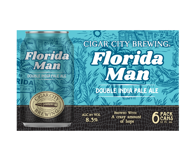 Cigar City Florida Man Double IPA 12oz 6-Pack Can