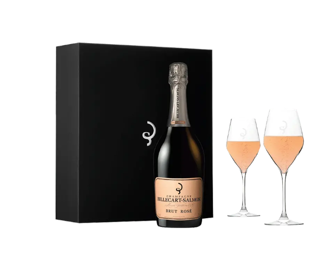 Billecart Salmon Brut Rose W/2 Flutes 375ml