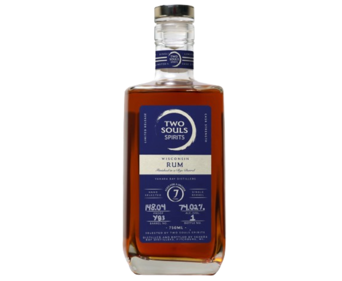 Two Souls Yahara Bay Rum Wisconsin Finished Rye 7 Years 750ml