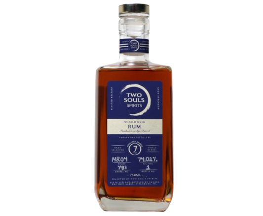 Two Souls Yahara Bay Rum Wisconsin Finished Rye 7 Years 750ml