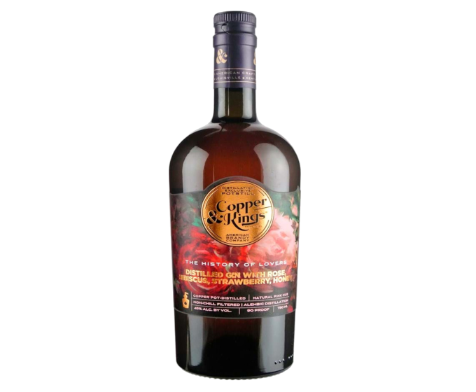 Copper & Kings The History of Lovers Rose Gin 750ml