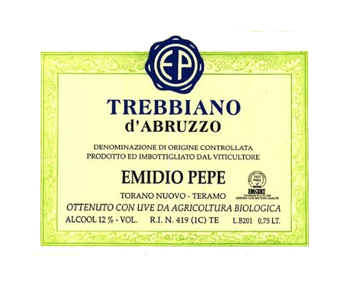 Emidio Pepe Trebbiano d'Abruzzo 2017 750ml