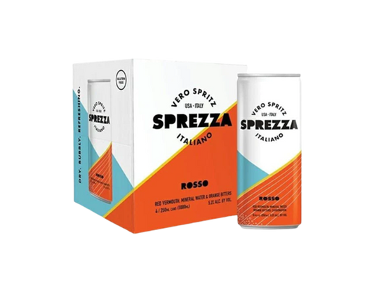 Sprezza Vero Spritz Rosso 8.4oz 4-Pack Can