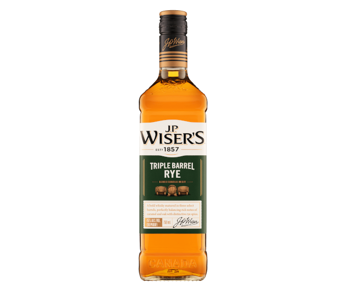 JP Wisers Triple Barrel Rye 750ml (DNO All)