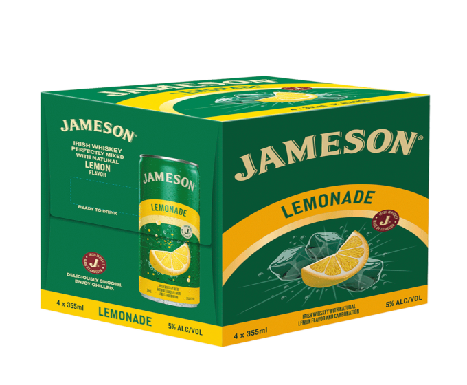 Jameson Lemonade 12oz 4-Pack Can