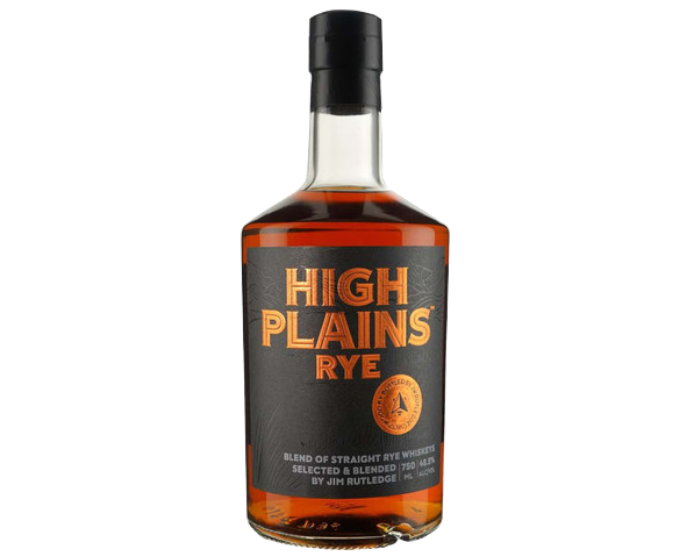 J W Rutledge High Plains Straight Rye 750ml