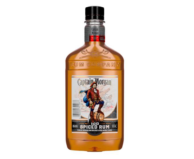 Captain Morgan 100 Proof 375ml (DNO P1)