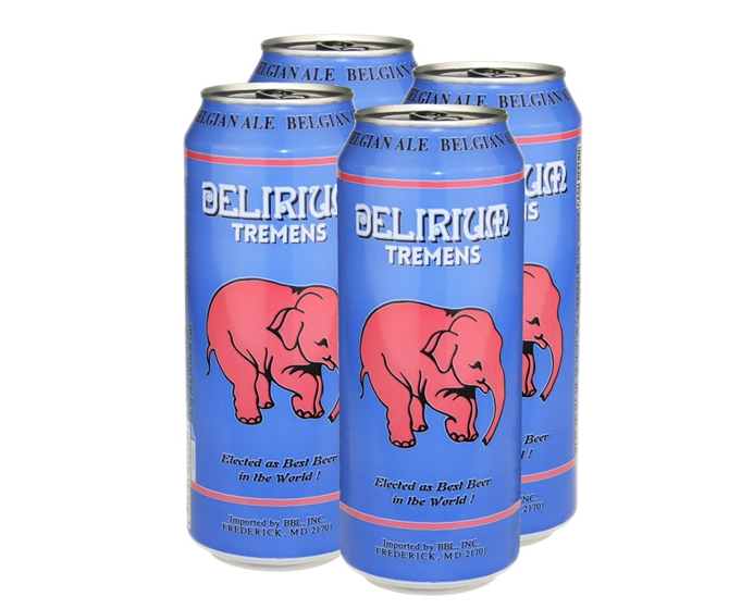 Brouwerij Huyghe Delirium Tremens Belgian Ale 16.9oz 4-Pack Can