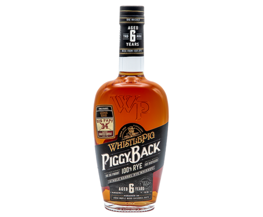 WhistlePig ''PiggyBack'' 6 Years Big Papi Rye 750ml