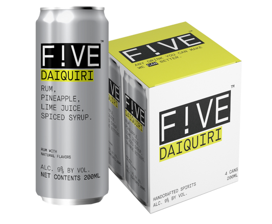 Five Drinks Daiquiri 200ml 4-Pack Can