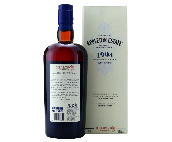 Appleton Estate Hearts 1994 750ml (DNO P3)