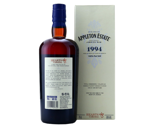 Appleton Estate Hearts 1994 750ml (DNO P3)