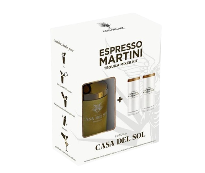 Casa del Sol Reposado 750ml (With Espresso Martini Kit)