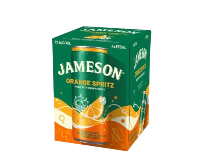 Jameson Orange Spritz 355ml 4-Pack Can