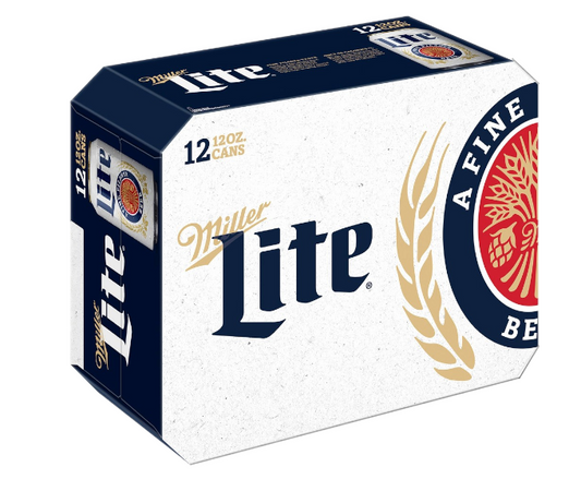 Miller Lite 12oz 12-Pack Can