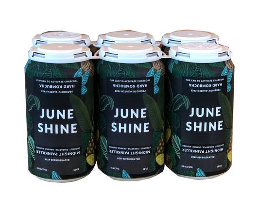 June Shine Midnight Painkiller 12oz 6-Pack Can