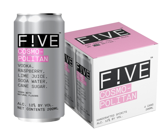 Five Drinks Cosmo Politan 200ml 4-Pack Can