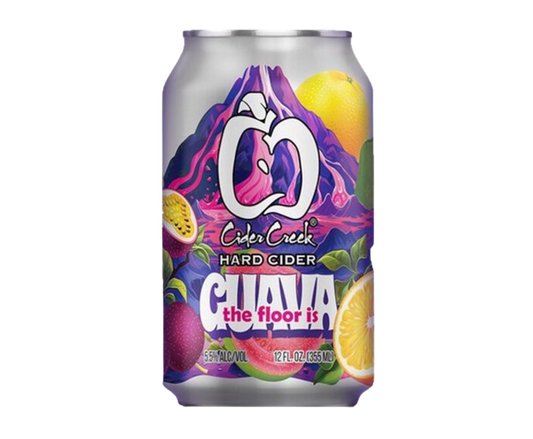 Cider Creek Floor is Guava 12oz 4-Pack Can