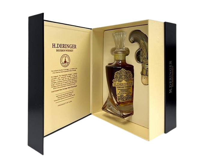 H Deringer Bourbon Gift Set 750ml