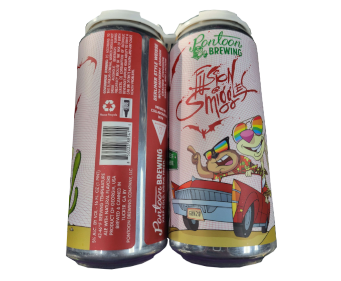 Pontoon Fusion Smiggles Sour 16oz 4-Pack Can