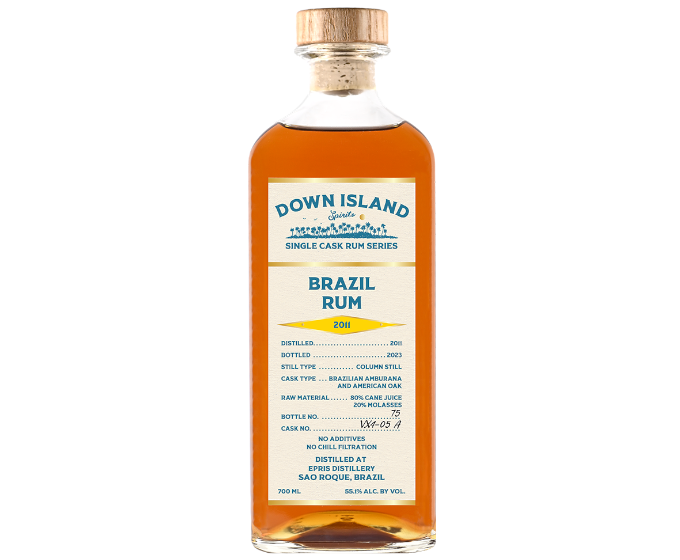 Down Island Brazilian Single Cask Rum 700ml