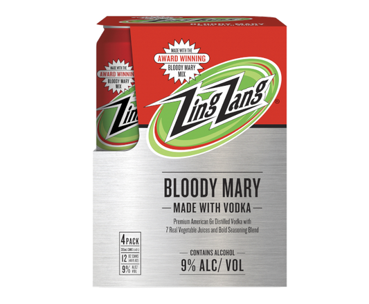 Zing Zang Bloody Mary 12oz 4-Pack Can