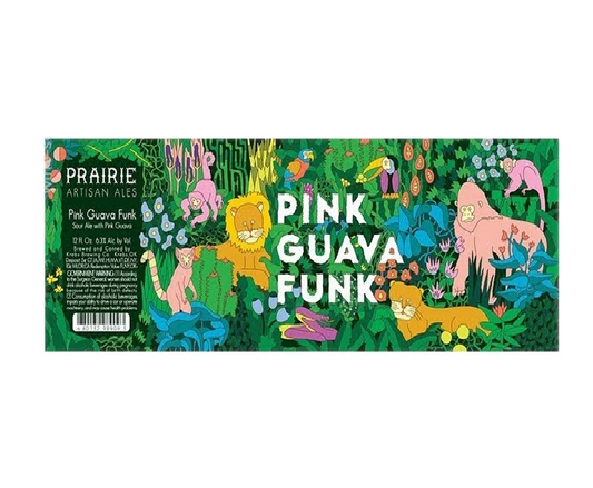 Prairie Artisan Ales Pink Guava Funk Sour Ale 12oz 4-Pack Can