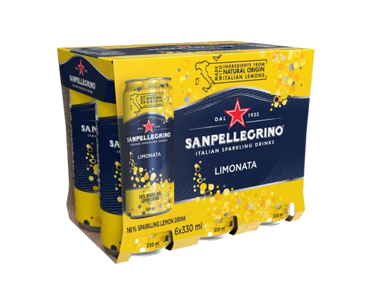 San Pellegrino Limonata 330ml 6-Pack Can